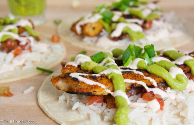 Blackened Cajun Fish Tacos