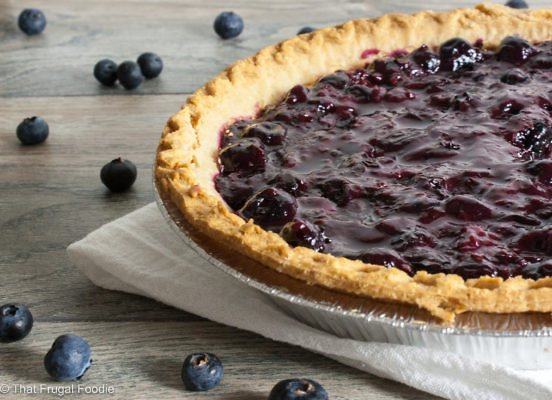 Best Open-Faced Blueberry Pie Recipe - How To Make Fresh Blueberry Pie