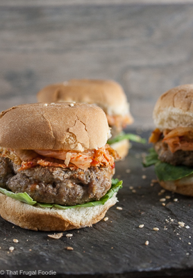 Kimchi Pork Sliders