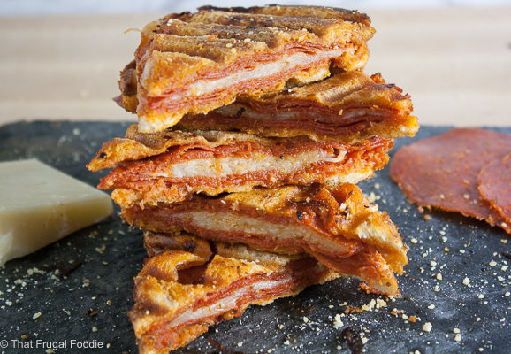 Pepperoni Pizza Paninis