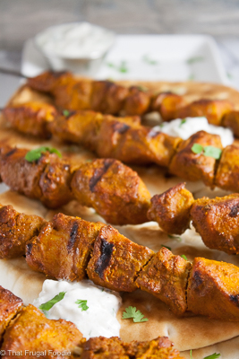 Tandoori Chicken Skewers