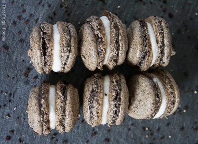 Cookies and Cream Macarons
