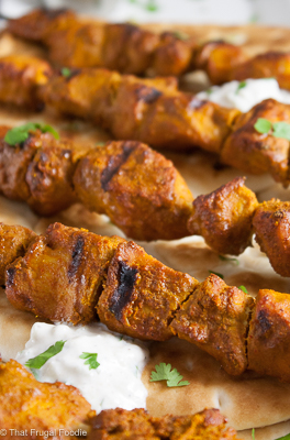 Tandoori Chicken Skewers