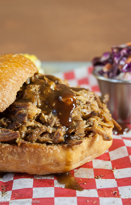 Slow Cooker Pulled Pork Sandwich