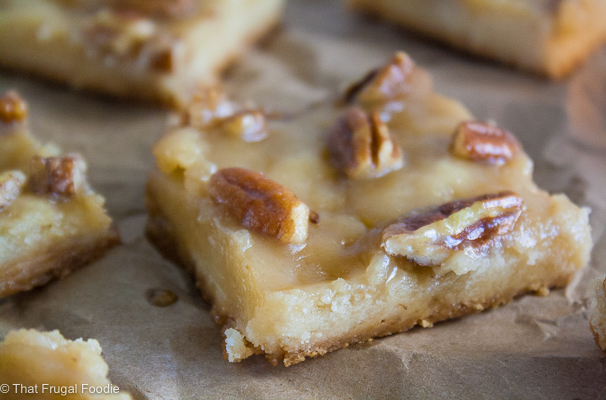 Honey Shortbread Bars